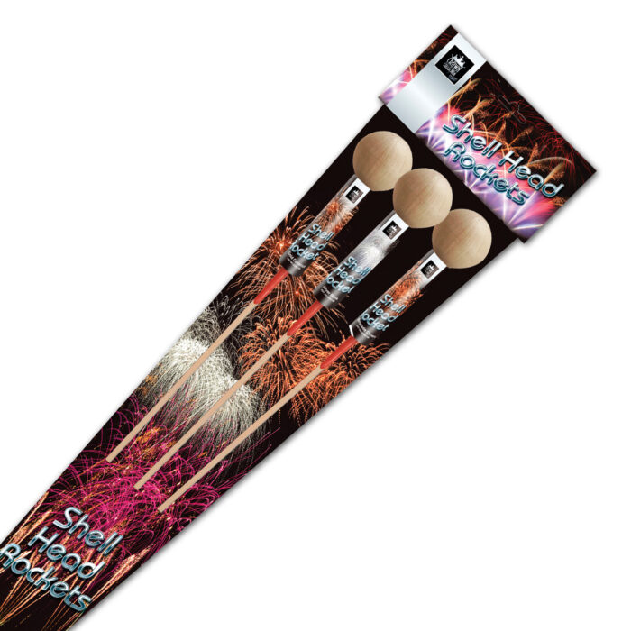 Shellhead Rocket 3-Pack - Jubilee Fireworks Retail Store